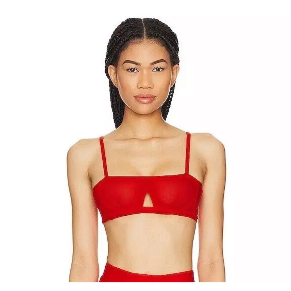 NWT We are HAH Wired Bra Blood Orange Size 30-38B